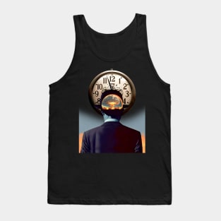 Doomsday Clock 2023 No 1: Ninety Seconds Left to Go  on a Dark Background Tank Top
